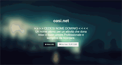 Desktop Screenshot of oasi.net